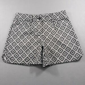 PUMA Golf Chino Shorts Ladies Womens Size 2 W 28 / L 4.5 Gray Geometric