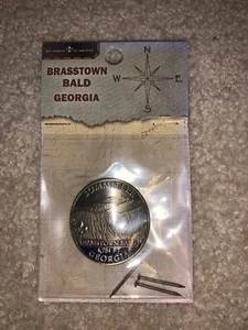 Boy Scout Brasstown Bald Highest Mountain Georgia Hiking Staff Trail Medallion - Picture 1 of 1