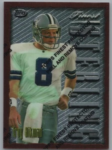 1996 Topps Finest - #134 Troy Aikman - Foto 1 di 2