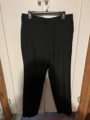 John Henry Modern Fit Black Slacks Dress Pants 34 x 32 100% Polyester NWT - Image 1 of 4