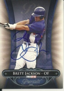 Brett Jackson Chicago White Sox Organization Personally Autographed Card