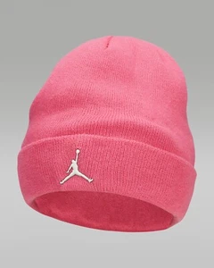 NWT - Jordan Boys Jumpman Logo Cuffed Beanie - Youth 8-20 - Grey - MSRP $25 - Picture 1 of 2