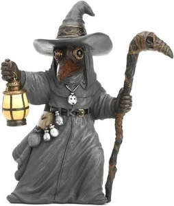 Figura de escultura de resina Steampunk Plague Wizard Miasma Doctor diseño veronés nueva en caja - Imagen 1 de 3