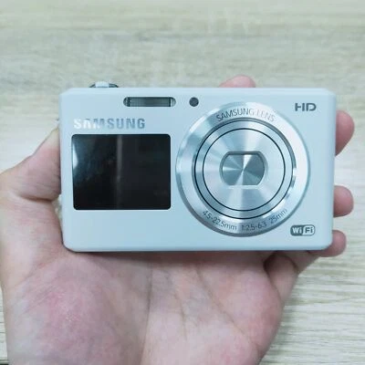 Samsung DV150F Digital Camera 16 MP Maximum Resolution 5x Optical Zoom white - Image 1 of 4