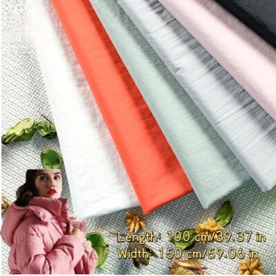 40D Ripstop Nylon Fabric Waterproof Airtight Down Jacket Material By Metre - Image 1 of 4