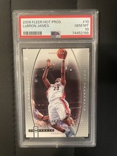 2006-07 Fleer Hot Prospects LeBron James #10 PSA 10 GEM MINT Hall Of Fame Lakers
