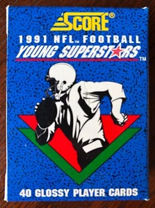 1991 SCORE NFL YOUNG SUPERSTARS FOOTBALL FACTORY SET NEW UNOPENED - Picture 1 of 7