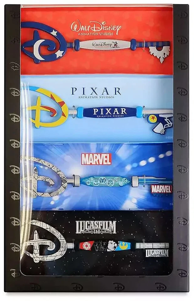 Disney Walt Disney Pixar Studio Marvel LucasFilm Starter Key Collection