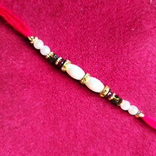 Fancy Designer Pearl Rakhi For Women Rakshabandhan Wrist Band Bracelet Ethnic 7