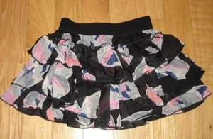 77 KIDS by American Eagle Black Floral Ruffle SKIRT Sz 7/8 (77Kids) - Picture 1 of 1