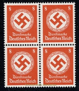 EBS Germany 1942 - Official - Dienst - Michel 170 - MNH** - BLOCK OF 4 - Picture 1 of 1