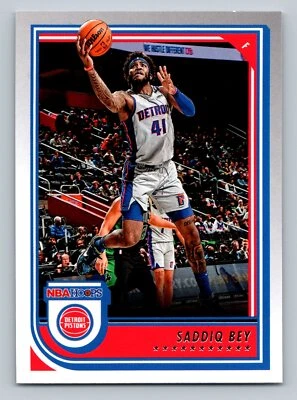 2022 Hoops #62 Saddiq Bey NM/MT - Image 1 of 2