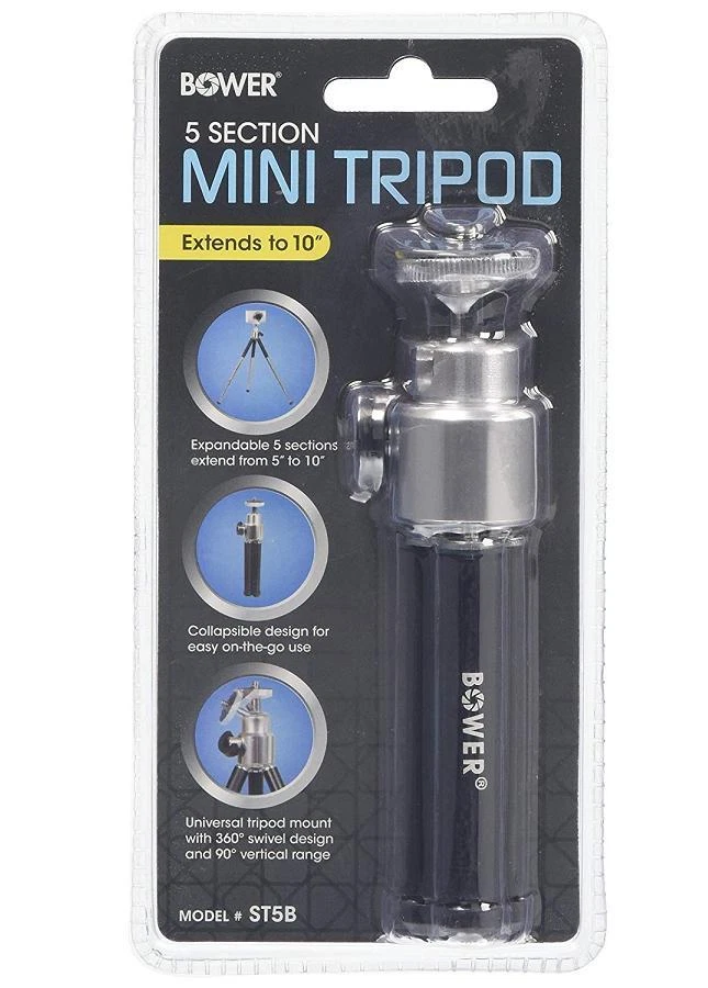 Mini trípode Bower 10" Max para Canon EOS Rebel T8i T7i T6i T6 SL3 T100 M200 M100 Foto 1 de 2
