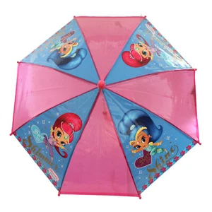 Girls Shimmer And Shine UMBRELLA Rain School Brolley Stick Brolly born to - Picture 1 of 1