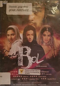 Bol - Atif Aslam - Bollywood Hindi Movie DVD (Region Free) NEW - Bild 1 von 3