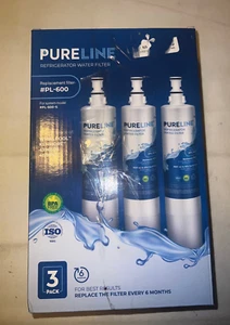 Refrigerator Ice & Water Filter PureLine PL-600 & 4396508, 2 each sealed - Picture 1 of 5