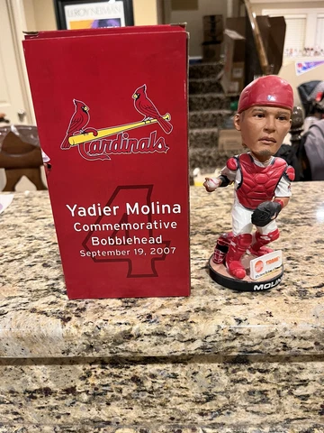 2007 St Louis Cardinals Yadier Molina Commemorative  Bobblehead SGA Cover