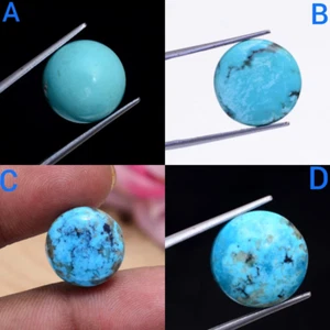 Natural Arizona Turquoise Cabochons,Polished Beauty Turquoise Stone,Untreated. - Picture 1 of 19
