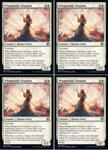 MTG - 4x WINGMANTLE CHAPLAIN - Dominaria United (U) - Picture 1 of 1