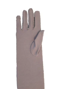 GLOVES Cosplay Costume Women's Long Arm Stretchy Grey / Silver - Picture 1 of 2
