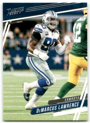 2020 Panini Prestige Football Card DeMarcus Lawrence #74 Dallas Cowboys - Image 1 of 2