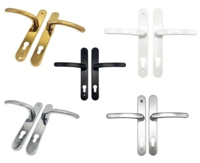 Roto Door Handle Replacement With 200mm Fixings 92mm Pz & Sprung Levers - Image 1 of 4