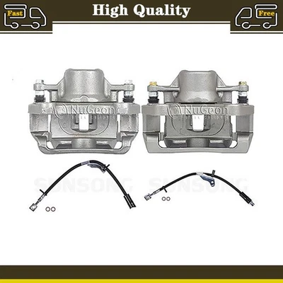 Juego de 4 pinzas de freno delanteras y mangueras para GMC Terrain 2010 2011 GMC Terrain Foto 1 de 4