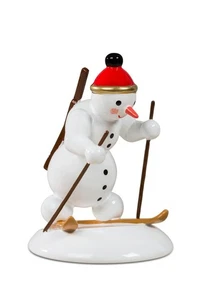 Muñeco de Nieve Biatlonista Continuamente Altura Aprox. 6,5cm Nuevo Miniatura - Imagen 1 de 1