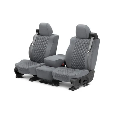 For Toyota Highlander 08-13 Seat Cover Cordura Diamond Quilted 1st Row Light Foto 1 de 2