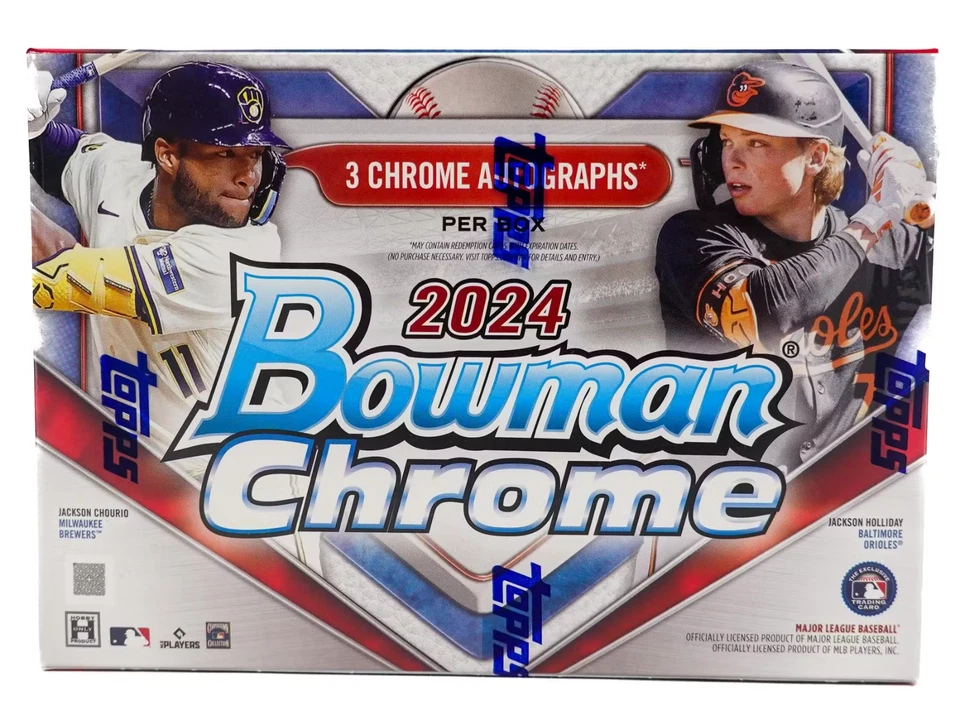2024 Bowman Chrome Baseball HTA Choice Box - RIPPED LIVE ONLY - Image 1 of 1