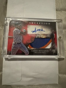 2018 Topps Inception Amed Rosario #IAP-AR RPA Rookie Patch Auto Yankees Mets /25 - Bild 1 von 2