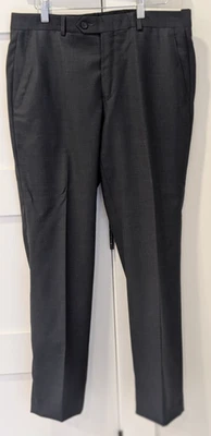 Calça Terno Lauren Ralph Lauren UltraFlex Edgewood Ajuste Clássico Lt Cinza 32x30 Nova Com Etiqueta - Imagem 1 de 4