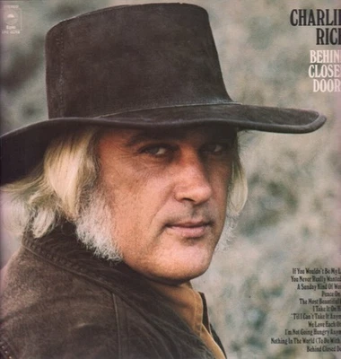 Charlie Rich Behind Closed Doors LP vinyl UK Epic 1973 with company inner sleeve - Image 1 of 4