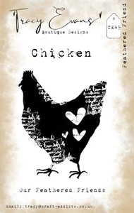 Tracy Evans Clear Stamps A7 Feathered Friends TE049 - Picture 1 of 4