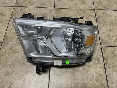 2019-2023 Dodge Ram 1500 Left Driver OEM HALOGEN Headlight Lamp 68316081AI - Image 1 of 4