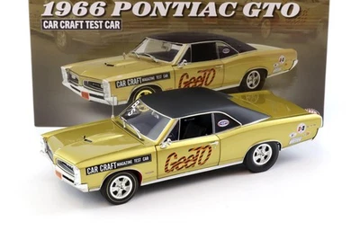 1:18 ACME 1966 PONTIAC GTO Auto Craft Test Car Oro Metallico/Tetto Nero - Immagine 1 di 4