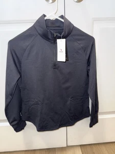 BALEAF Girls Fleece Half-Zip Sweatshirt – Athletic Pullover with Zipper Pockets - Picture 1 of 7