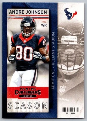 2013 Panini Contenders Andre Johnson Houston Texans #93 - Image 1 of 2
