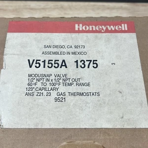 Honeywell V5155A1375 MODUSNAP VENTIL 1/2 NPT IN X 1/2 NPT OUT - Bild 1 von 9