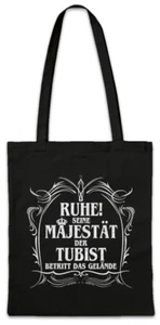 Seine Majestät Der Tubist Hipster Bag Stofftasche Stoffbeutel Tuba Klassik - Picture 1 of 1