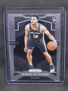 2019-20 Panini Prizm Basketball #285 - Quinndary Weatherspoon Rookie - Spurs - Picture 1 of 1
