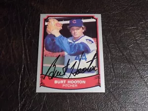 BURT HOOTON HANDSIGNIERTE 1989 PACIFIC CUBS KARTE MIT COA #219 - Bild 1 von 1