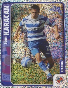 283 JEM KARACAN TURKEY READING.FC STICKER FL CHAMPIONSHIP 2010 PANINI