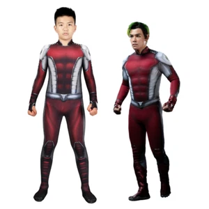 Kids Titans Beast Boy Cosplay Costume | DC Outfit - Picture 1 of 14