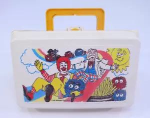 VINTAGE 1987 McDonald's Happy Meal Lunch Box Custodia Matite Beper Retro Nostalgico - Foto 1 di 10