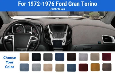 Capa tapete painel painel para 1972-1976 Ford Gran Torino (veludo de pelúcia) - Imagem 1 de 4