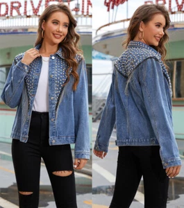 Heavy Industry Rivet Tassel Short Fashion Versatile Cowboy Coat for Women - Picture 1 of 7