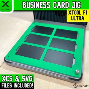xTool F1 Ultra Business Card Jig, xTool Fiber Laser Jig, xTool F1 Ultra - Picture 1 of 8