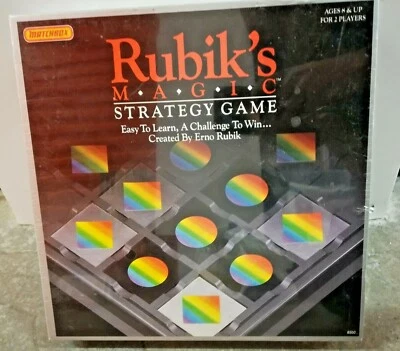 Rubik's Magic Strategy Board Game Rare Matchbox Vintage 1987 Sealed NIB Rubik - Image 1 of 4