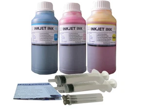 Tinta de recarga tricolor 3x250 ml para HP920 Officejet 6000 6500 6500A 7500A - Imagen 1 de 1